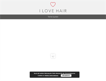 Tablet Screenshot of i-love-hair.com